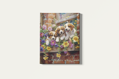 Painting By Numbers - Puppy Friends