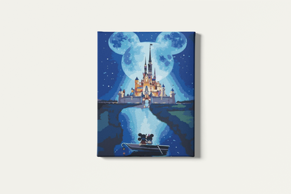 Painting By Numbers - Disney Castle