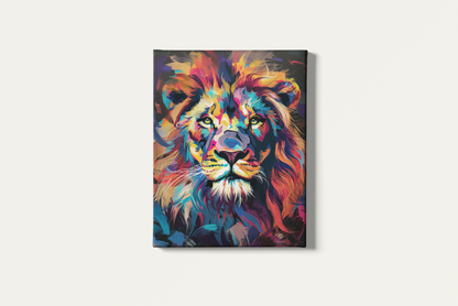 Painting By Numbers - Vibrant Lion