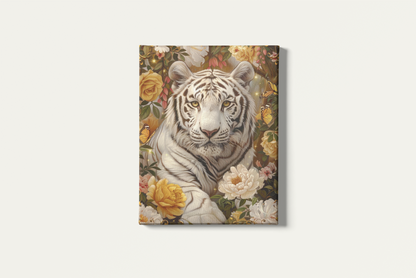 Painting By Numbers - White Tiger