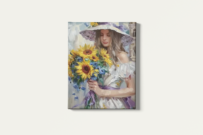 Painting By Numbers - Woman in White
