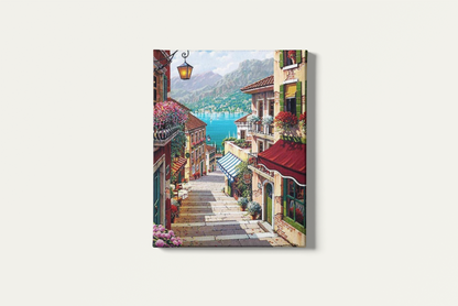 Painting By Numbers - Seaside Village