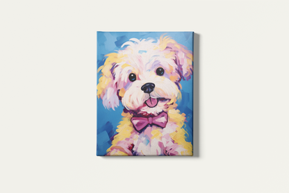 Painting By Numbers - Cheerful Puppy