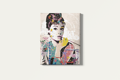 Painting By Numbers - Audrey Hepburn