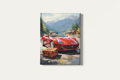 Painting By Numbers - Ferrari