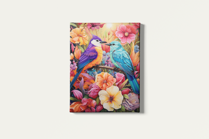 Painting By Numbers - Blossoms and Birds