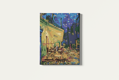 Painting By Numbers - Café Terrace at Night by Vincent Van Gogh