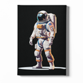 Canvas print of an astronaut in a space suit against a black background