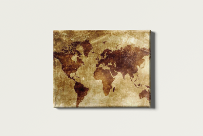 Painting By Numbers - Antique World Map