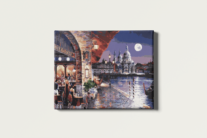 Painting By Numbers - Cafe Barocoo by James Lee