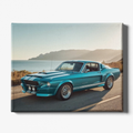 1967 Shelby Mustang paint by numbers kit classic muscle car canvas for adults and teens